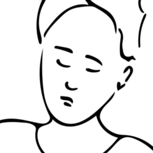 A thoughtful face