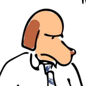 A dog-headed man