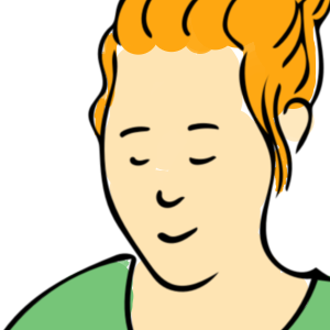 A smiling woman